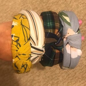 4 Headbands variety patterns